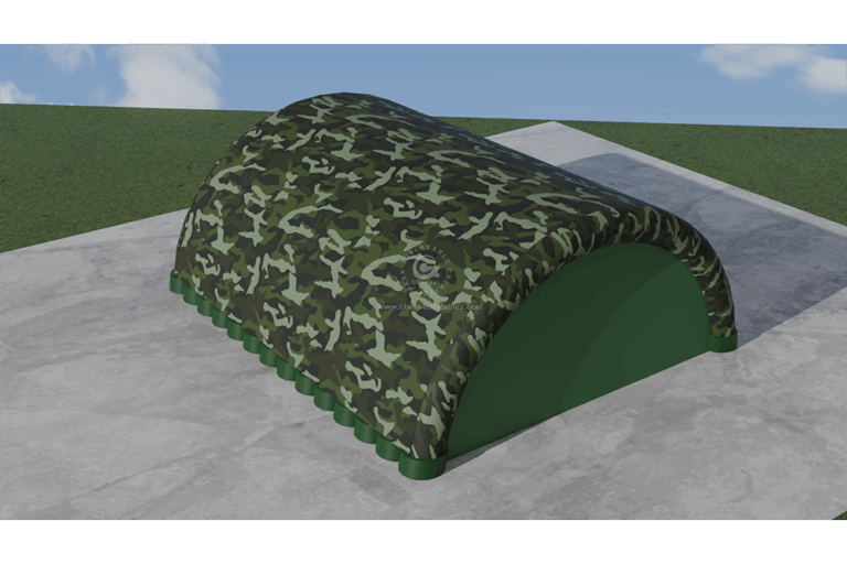 Prefabricated Modular Arched Military Aircraft Tent Inflatable Hangar Tent for Aircraft Maintenance (2) Prefabricated Modular Arched Inflatable Military Aircraft Hangar Tent for Maintenance