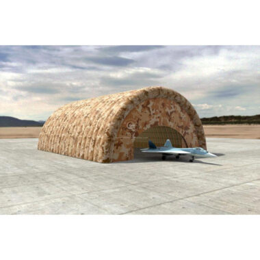 Prefabricated Modular Arched Inflatable Military Aircraft Hangar Tent for Maintenance