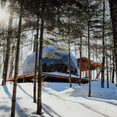 Luxury Timber Safari Tent with Steel Frame for Resorts