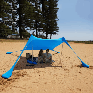 UV Protection Beach Tent with Waterproof Canopy for Summer Camping