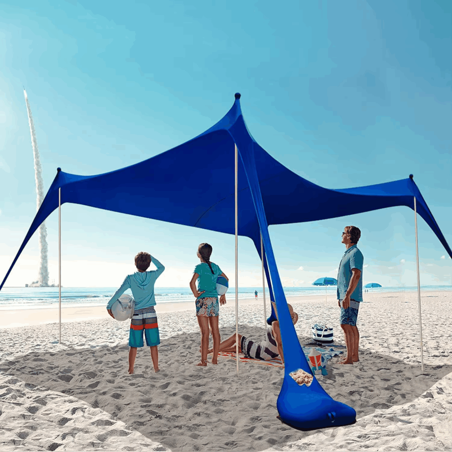 UV Protection Beach Tent with Waterproof Canopy for Summer Camping
