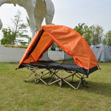 Ultralight 1-Person Backpacking Cot Bed Tent with Lightweight Cot for Solo Adventures