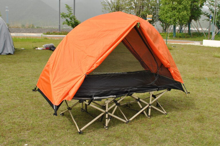 Ultralight 1-Person Backpacking Cot Bed Tent with Lightweight Cot for Solo Adventures Ground Tent (6) Ultralight 1-Person Backpacking Cot Bed Tent with Lightweight Cot for Solo Adventures