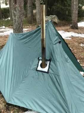 Ultralight Winter Camping Tent with Stove Jack Hole | 1-2 Person Trekking Tent for Cold Weather