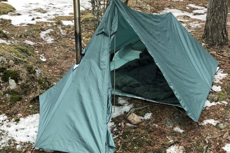 Ultralight Winter Camping Backpacking Tent with Stove Jack Hole 1-2 Person Trekking Tent (5) Ultralight Winter Camping Tent with Stove Jack Hole | 1-2 Person Trekking Tent for Cold Weather
