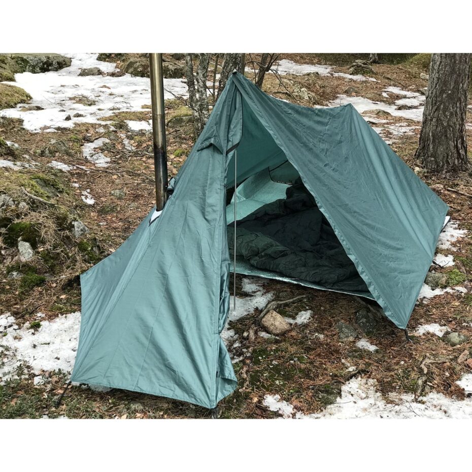 Ultralight Winter Camping Tent with Stove Jack Hole | 1-2 Person Trekking Tent for Cold Weather