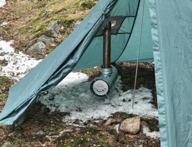 Ultralight Winter Camping Tent with Stove Jack Hole | 1-2 Person Trekking Tent for Cold Weather
