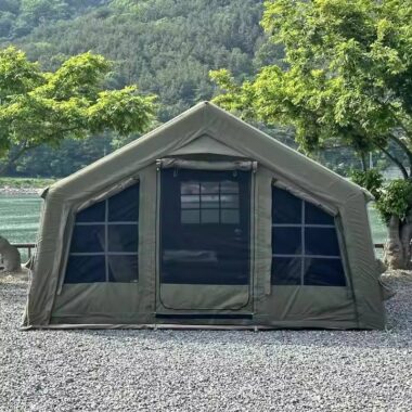 Large 17-Square-Meter Portable Rescue Tent UV-Resistant and Waterproof for Large Family Camping