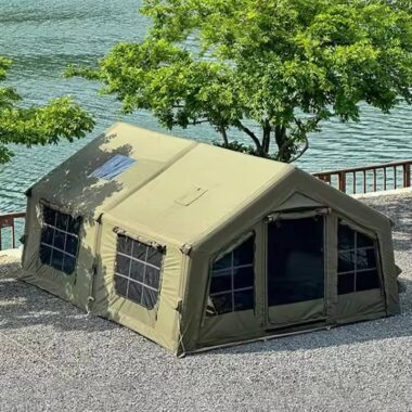 Large 17-Square-Meter Portable Rescue Tent UV-Resistant and Waterproof for Large Family Camping