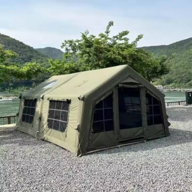 Large 17-Square-Meter Portable Rescue Tent UV-Resistant and Waterproof for Large Family Camping