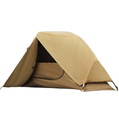 5000mm Waterproof Single-Person Tactical Camouflage Tent for Wilderness Travel