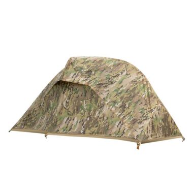 5000mm Waterproof Single-Person Tactical Camouflage Tent for Wilderness Travel