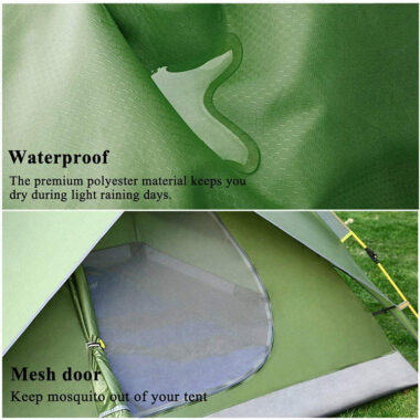 2-Person Waterproof Automatic Camping Tent for Fast Outdoor Setup