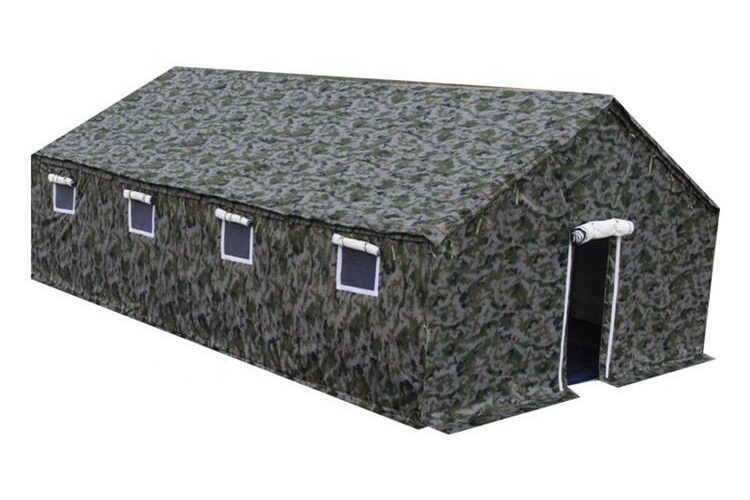 Wholesale Military Tents – Waterproof Camouflage Disaster Relief Tent for Emergency Use (6) Wholesale Waterproof Military Tent for Disaster Relief, Camouflage Emergency Shelter